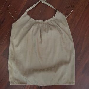 Light gold halter top from express