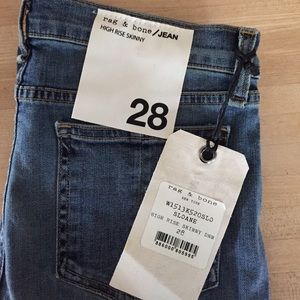 Rag and bone high rise skinny