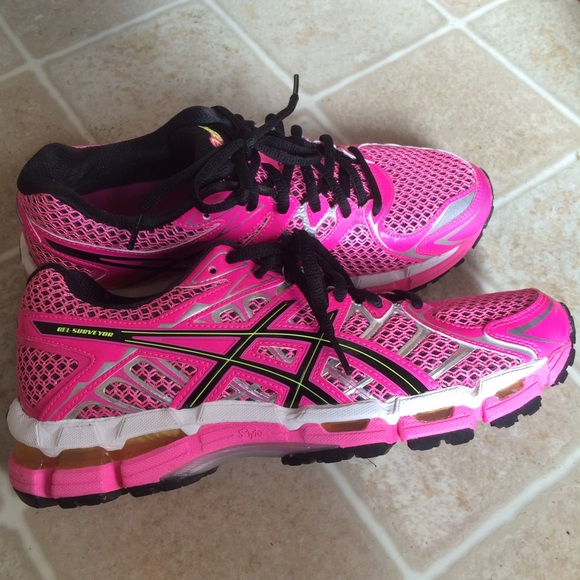 Bright Pink Asics Running shoes (NWOT)