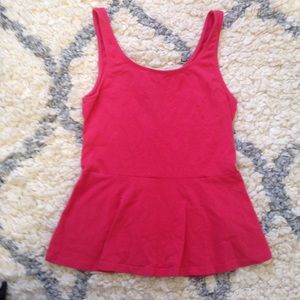 Express peplum tank top