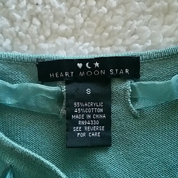 ⓂFINAL PRICE 💋💋Teal Wool spaghetti strap top - Picture 4 of 4