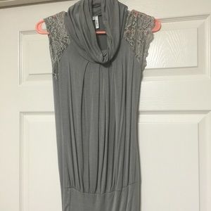 XS long grey shirt