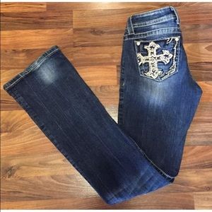 Miss Me boot cut jeans-size 26