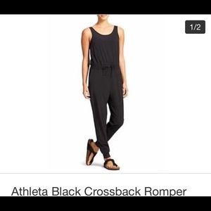 Athleta cross back romper jumpsuit