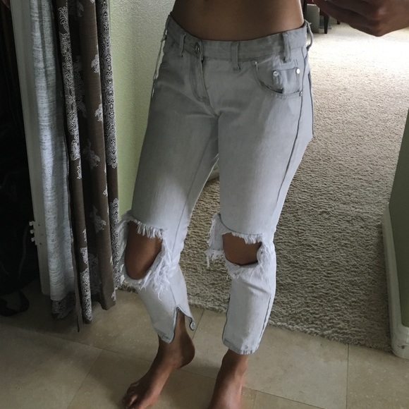 One teaspoons jeans , trashed freebirds