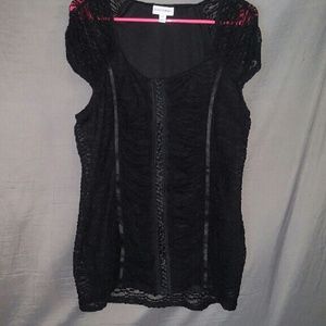 Fashion Bug stretch lace top