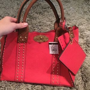 Wilsons Leather Double It Up Purse: Red