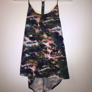 Summer Tank Top in Monet Print