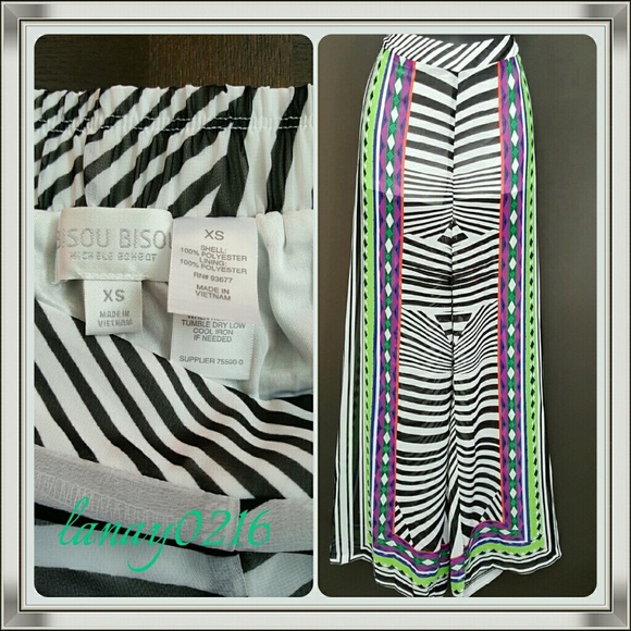 Bisou Bisou Bohemian Lounge pants XS NWT