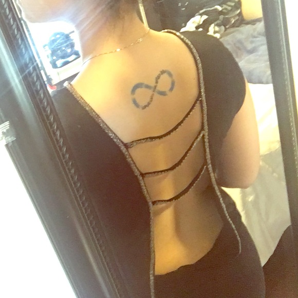 VS backless jeweled tee