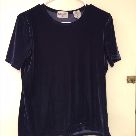 Deep Blue Velvet T-Shirt