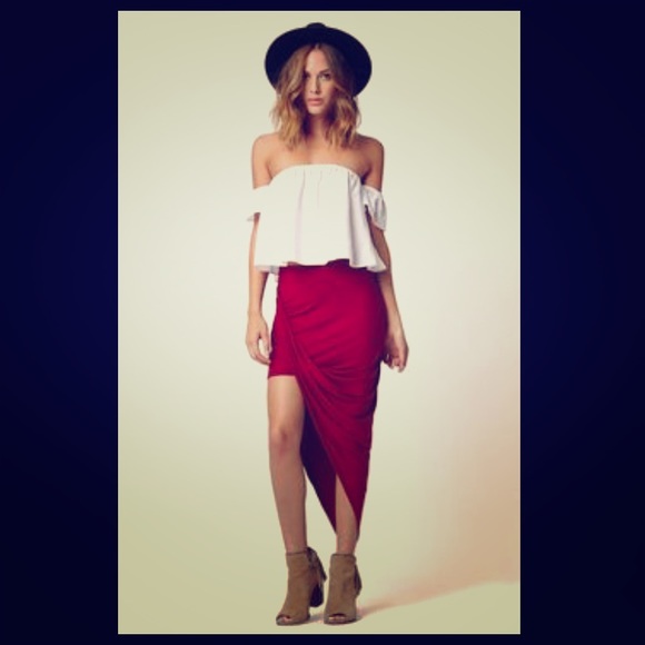 Kendall and Kylie Asymmetrical Skirt