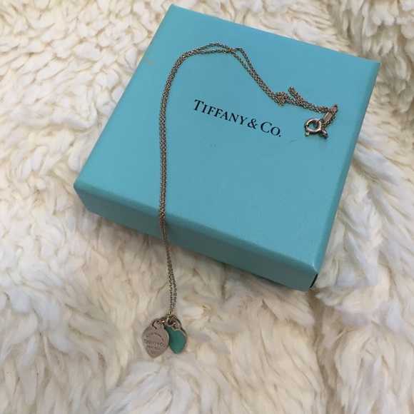 Return to Tiffany's double pendant necklace