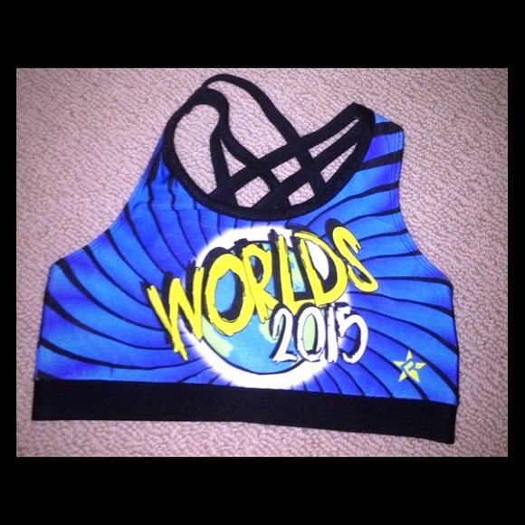 Cheerleading world 2015 sports bra