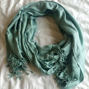Sea foam colored scarf