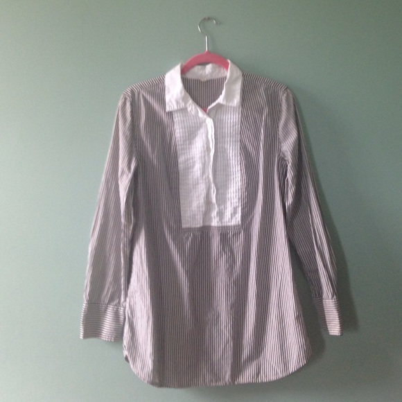 J.Crew striped tuxedo button-down - Picture 2 of 4