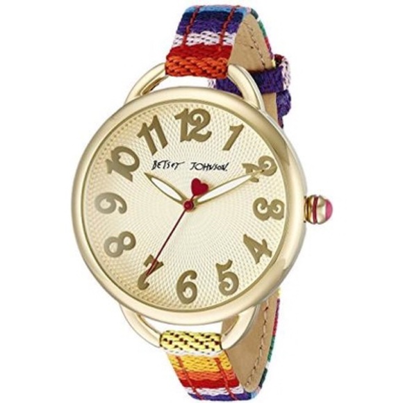 Betsey Johnson-tribal pattern watch