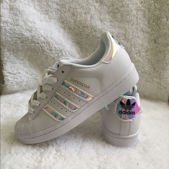 Adidas - Sz 6, 7, 7.5•🆕Adidas Superstar Holographic Stripe from ...