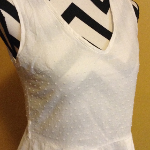 Beautiful white 100% cotton dress szM full lining - Picture 2 of 4