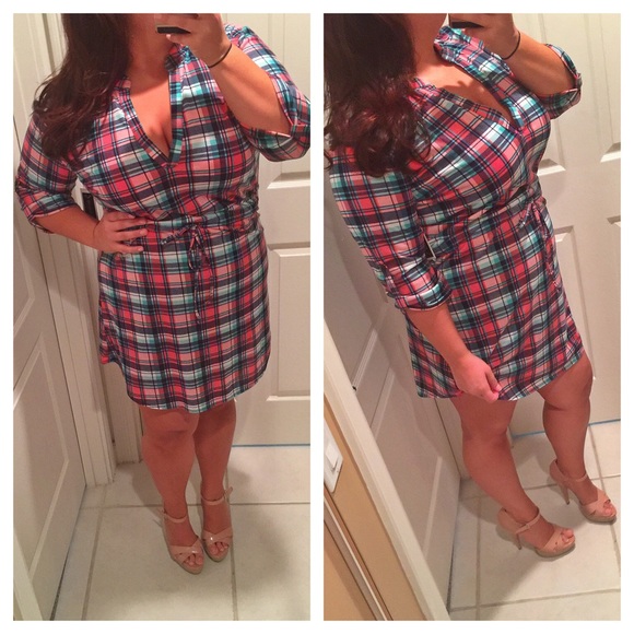 sexy flannel dress