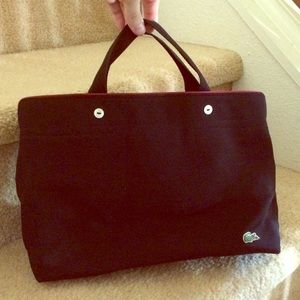 Black Lacoste bag!