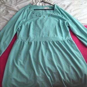 Turquoise women's dress