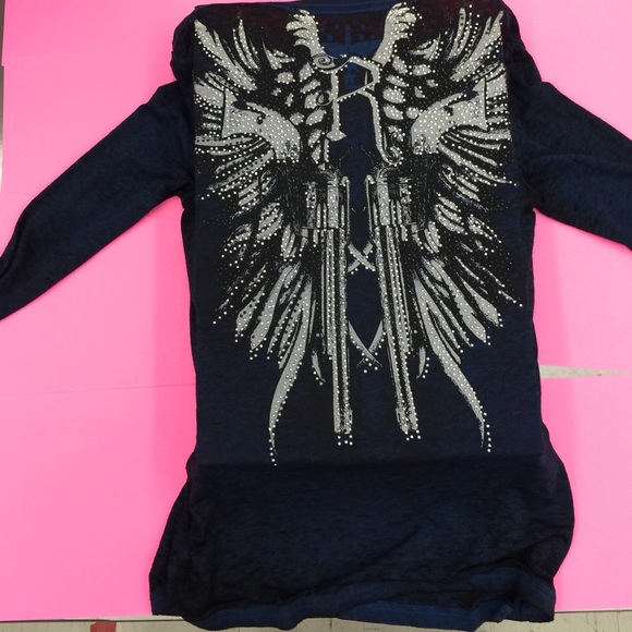 Rocking roll girl long sleeve shirt. - Picture 1 of 3