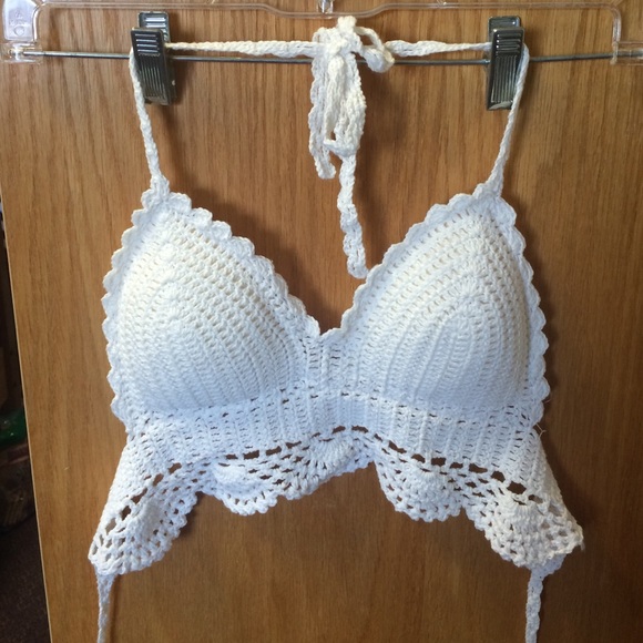 Boho crochet bralette!