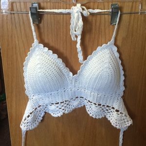 Boho crochet bralette!