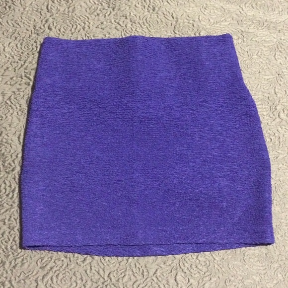 Bcbg purple mini skirt