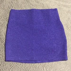 Bcbg purple mini skirt
