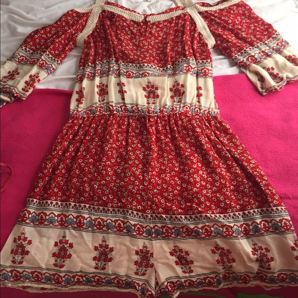 Stunning red romper!