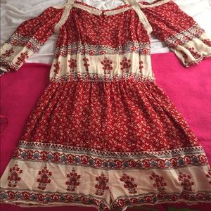 Stunning red romper!