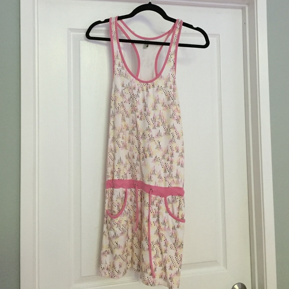 Adorable spring and summer sail boat print dress