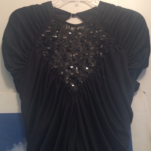 Black skinny vintage dress