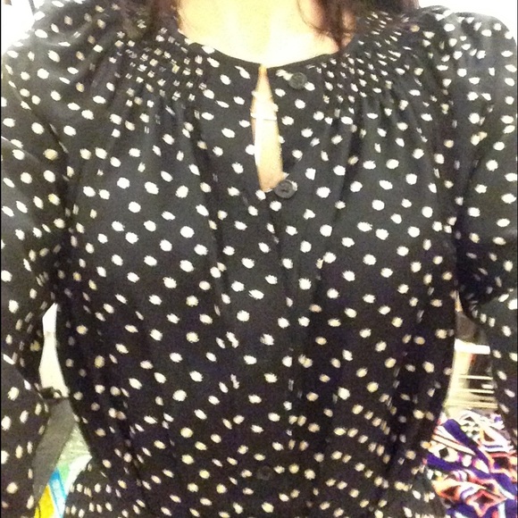 Anthropologie-Maeve polka dot dress