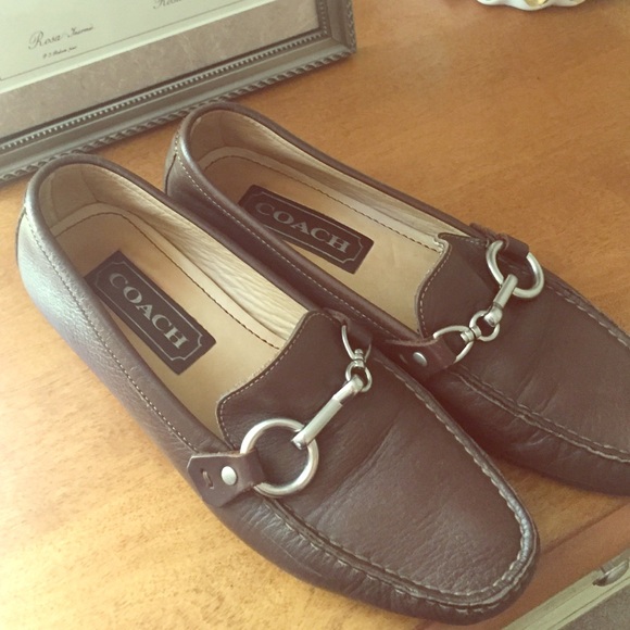 Coach Leather Shoes-Size 8 Brown---GORGEOUS!