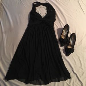 Black cocktail dress