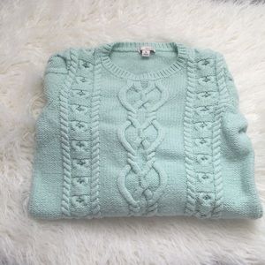 Blue Knit Sweater