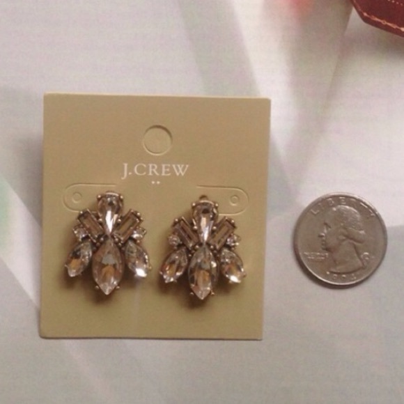 J. Crew Crystal Earrings - Picture 2 of 3