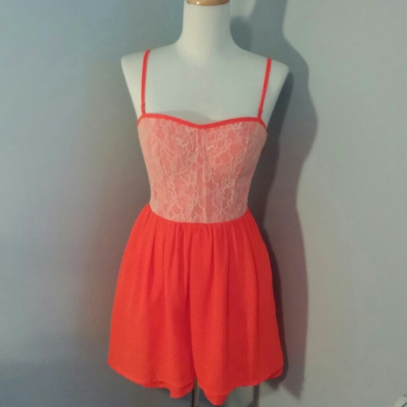 SOLD-Ark & co. Bustier Romper with cutouts - Picture 1 of 4