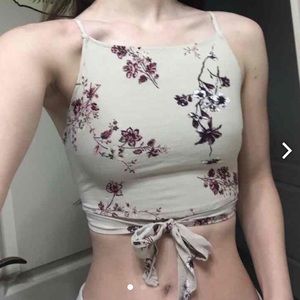 RARE Brandy Melville Cherry Blossom Berit Top ღ