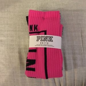 Victoria secret 2 pack knee high socks.