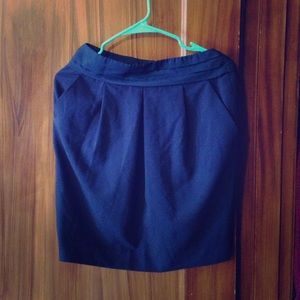 Navy skirt