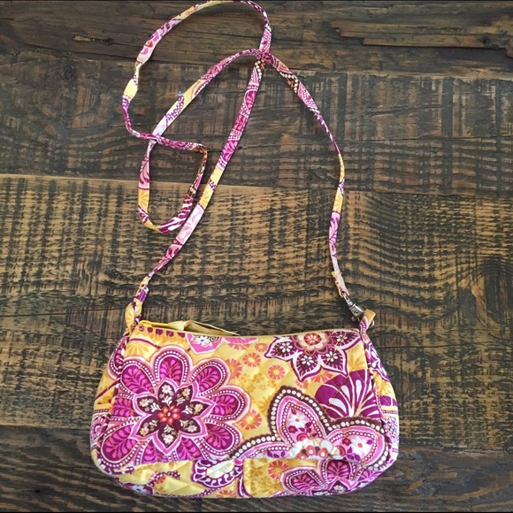 Yellow with Pink Floral Vera Bradley