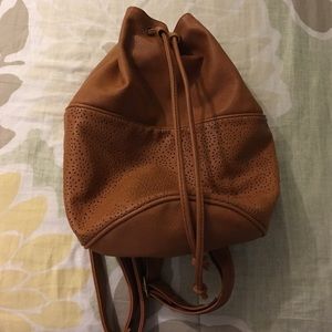 Brown backpack