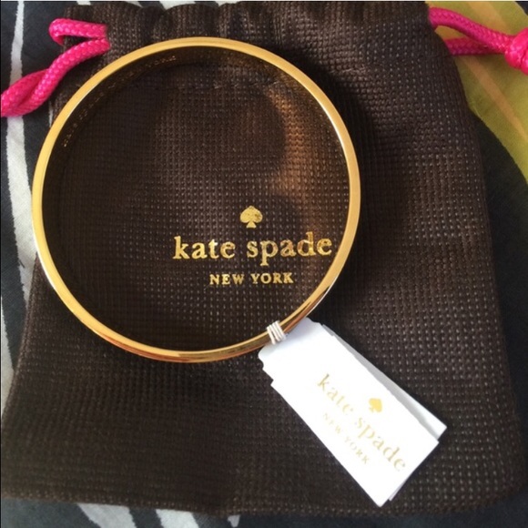 Kate Spade Black Idiom Bangle