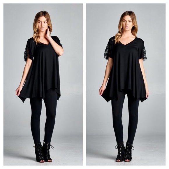 HP🎉 Pretty Wicked Black Tunic - Picture 2 of 4