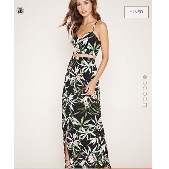 Tropical Maxi Skirt