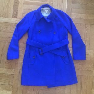 JCrew Royal Blue Coat size 4